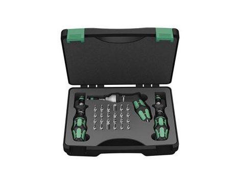 Wera - 7440/41/42 Zestaw wkrętaków dynamometrycznych nastawnych 0,3-6,0 Nm, 27 części - 05074739001