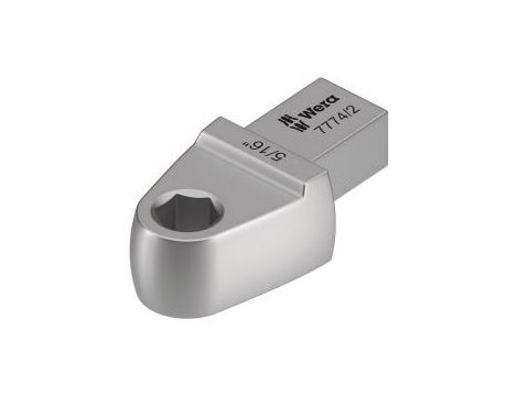 Wera - 7774/2 Adapter do bitów 5/16' wtykowy, 9x12 mm - 05078641001