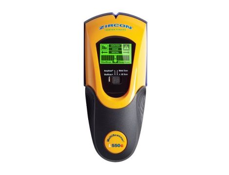 Wykrywacz Zircon L 550C MultiScanner (profile drewniane/metalowe, metale żelazne/nieżelazne, przewody elektryczne pod napięciem)