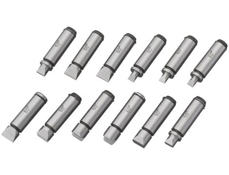 Limit - Zestaw 6 par końcówek pomiarowych 60° do mikrometru do gwintów - 132720202