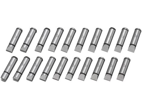 Limit - Zestaw 10 par końcówek pomiarowych 55° do mikrometru do gwintów - 132720301