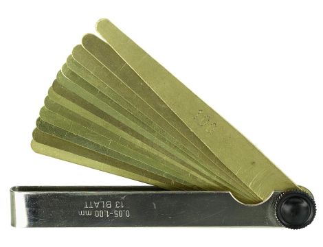 Limit - Szczelinomierz płytkowy mosiężny 20-0,05-1,00 - 67921205