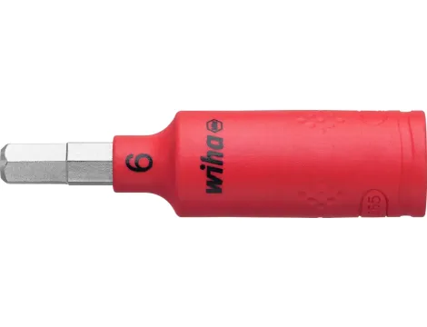 Wiha - nasadka klucza, izolowana, sześciokąt wewnętrzny 1/4"  4 mm - 43110