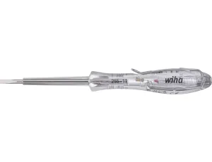 Wiha - próbnik napięcia SoftFinish jednobiegunowy, 110-250 V  3,0 mm x 60 mm - 34745