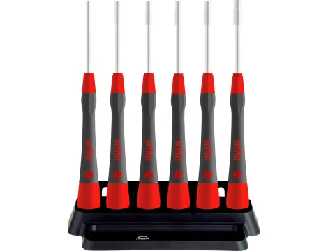 Wiha - wkrętak precyzyjnyzestaw PicoFinish® klucz nasadowy sześciokątny, 6-cz. z podstawką  - 42994