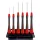 Wiha - wkrętak precyzyjnyzestaw PicoFinish® TORX® IP 6-cz. z podstawką  - 42997