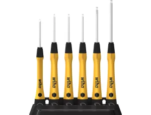Wiha - zestaw wkrętaków precyzyjnych PicoFinish® ESD TORX® IP 6-cz. z uchwytem  - 43708