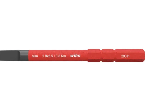 Wiha - bit slimBit electric płaski  6,5 mm x 75 mm - 34582
