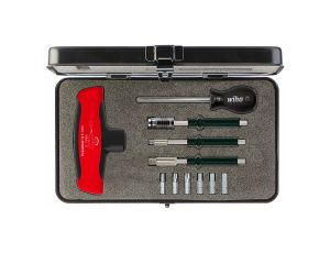 Wiha - wkrętak dynamometryczny z rękojeścią T zestaw TorqueVario®-S Tplus mieszany 11-cz. z regulowanym momentem dokręcania w kasecie  - 29234