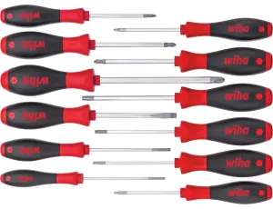 Wiha - zestaw wkrętaków SoftFinish mieszany 12-cz.  - 41002