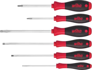 Wiha - zestaw wkrętaków SoftFinish płaski, Pozidriv 6-cz.  - 07153