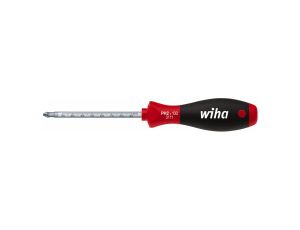 Wiha - wkrętak SoftFinish Phillips z trzonem okrągłym i laserową podziałką milimetrową  PH2 x 100 mm - 35398