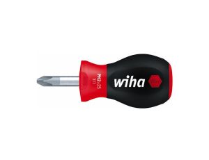 Wiha - zestaw wkrętaków SoftFinish Phillips z krótkim trzonem okrągłym, Stubby  PH3 x 25 mm - 26970