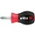 Wiha - wkrętak SoftFinish Pozidriv z krótkim trzonem okrągłym, Stubby  PZ1 x 25 mm - 26971