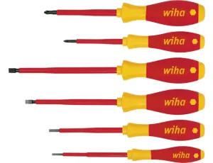 Wiha - zestaw wkrętaków SoftFinish electric płaski, Phillips 6-cz.  - 00833