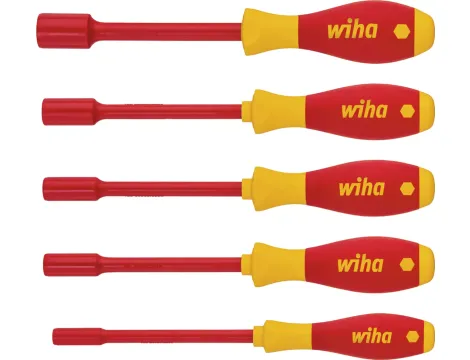 Wiha - zestaw wkrętaków SoftFinish electric klucz nasadowy sześciokątny 5-cz.  - 29466