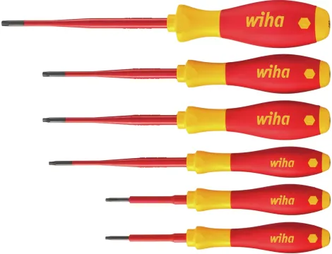Wiha - zestaw wkrętaków SoftFinish electric slimFix TORX® 6-cz.  - 36558