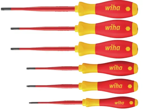 Wiha - zestaw wkrętaków SoftFinish electric slimFix TORX® Tamper Resistant  6-cz.  - 41245