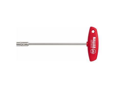 Wiha - klucz nasadowy z rękojeścią T sześciokątny niklowany na wysoki płysk  13 x 350 mm - 00990