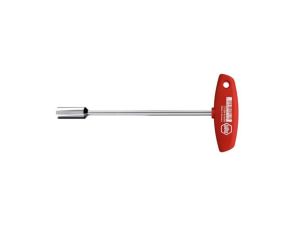 Wiha - klucz nasadowy z rękojeścią T sześciokątny niklowany na wysoki płysk  14 x 125 mm - 00991