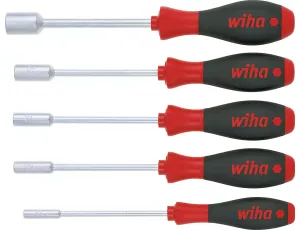 Wiha - zestaw wkrętaków SoftFinish klucz nasadowy sześciokątny 5-cz.  - 01034