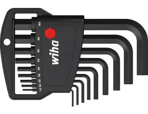 Wiha - zestaw kluczy trzpieniowych w uchwycie Classic sześciokątny czerniony chemicznie 9-cz.  - 06379