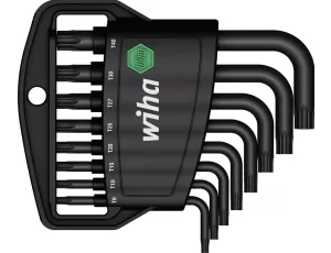 Wiha - zestaw kluczy trzpieniowych w uchwycie Classic TORX® krótki, czerniony chemicznie 8-cz.  - 36461