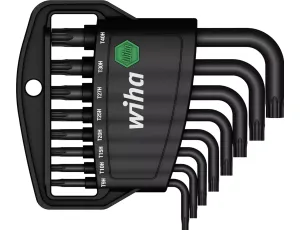 Wiha - zestaw kluczy trzpieniowych w uchwycie Classic TORX® Tamper Resistant  czerniony chemicznie 8-cz.  - 36462