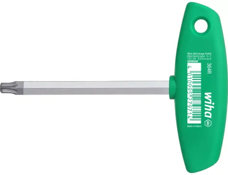 Wiha - klucz trzpieniowy z rękojeścią T TORX® MagicSpring® chromowany matowo  T15 x 100 mm - 27966