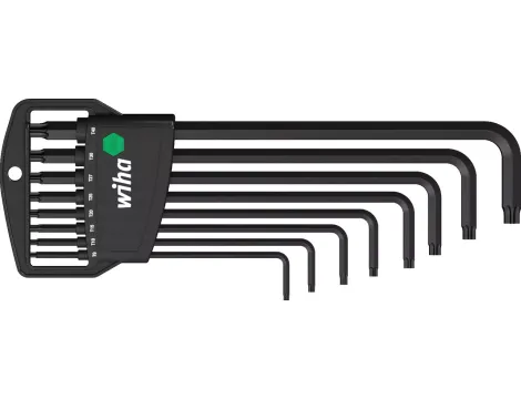 Wiha - zestaw kluczy trzpieniowych w uchwycie Classic TORX® czerniony chemicznie 8-cz.  - 34736