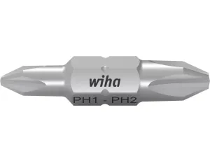 Wiha - zestaw podwójnych bitów 10szt - Phillips: PH1, Phillips 2: PH2, Długość bitu: 30mm  - 43861