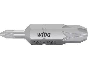 Wiha - zestaw podwójnych bitów 10szt - Pozidriv/Pozidriv, Pozidriv: PZ0, PZ 2: PZ3, Długość bitu: 30mm  - 43862