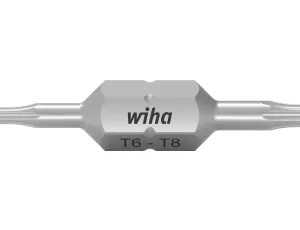 Wiha - zestaw podwójnych bitów 10szt - TORX® TORX®: T6, TORX 2: T8, Długość bitu: 30mm  - 43866