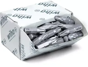 Wiha - zestaw bitów Standard 25 mm Pozidriv  50-cz. 1/4