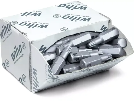 Wiha - zestaw bitów Standard 25 mm TORX®  50-cz. 1/4" w dużym opakowaniu  - 08067