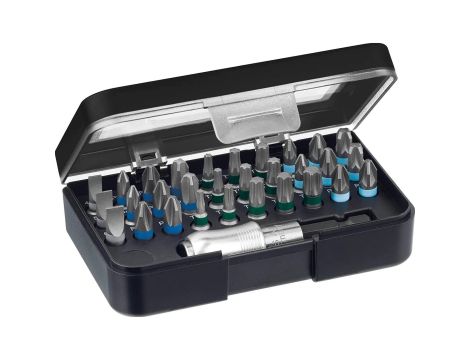 Wiha - zestaw 01 bitów standardowych 31 części, płaskie, PH, PZ, TORX 79791-01 +71132 - 41126