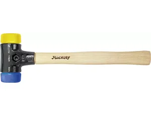 Wiha - młotek z miękkim obuchem Safety miękki/średnio twardy z trzonem z drewna hikory  40 mm - 26654