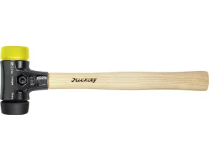 Wiha - młotek z miękkim obuchem Safety średnio miękki/średnio twardy z trzonem z drewna hikory  30 mm - 26434