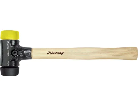 Wiha - młotek z miękkim obuchem Safety średnio miękki/średnio twardy z trzonem z drewna hikory  40 mm - 26435