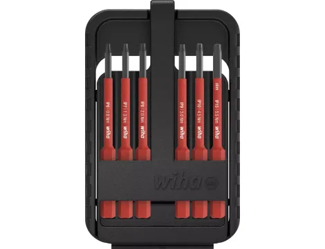 Wiha - zestaw bitów slimBit electric  6IP; 7IP; 8IP; 9IP; 10IP; 15IP - 43155