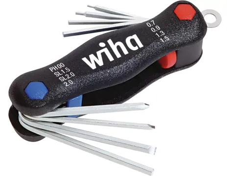 Wiha - narzędzie wielofunkcyjne Mini PocketStar sześciokątne 8-cz. w opakowaniu blistrowym  - 27936