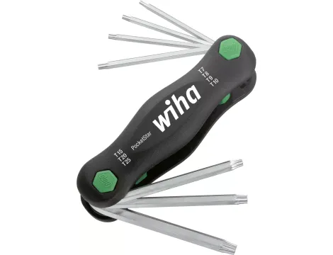 Wiha - narzędzie wielofunkcyjne PocketStar TORX®, 7-cz., wersja SB z wieszakiem dopasowanym do euro-otworu  - 23053