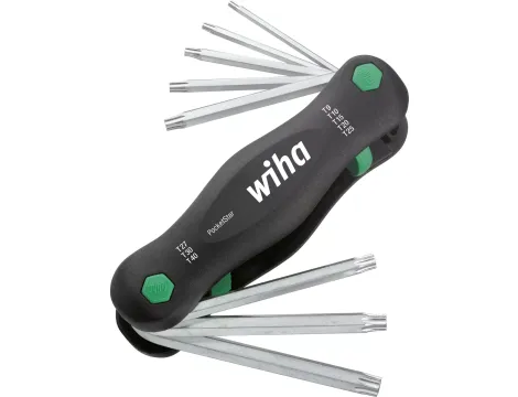Wiha - narzędzie wielofunkcyjne PocketStar TORX®, 8-cz., wersja SB z wieszakiem dopasowanym do euro-otworu  - 23049