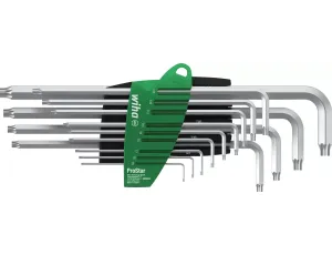 Wiha - zestawy kluczy trzpieniowych w uchwycie ProStar TORX® 13-cz. ze srebra tytanowego w opakowaniu blistrowym  - 39105