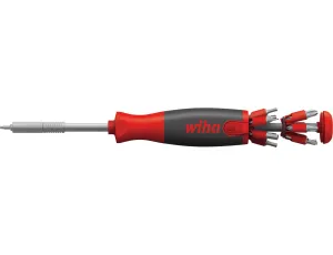 Wiha - wkrętak z magazynkiem bitów LiftUp 26one® mieszany z 13 bitami dwustronnymi w opakowaniu blistrowym SB  - 43895