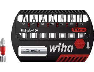 Wiha - zestaw bitów BitBuddy®, bit TY 29 mm Phillips, Pozidriv, TORX® 8-cz. 1/4