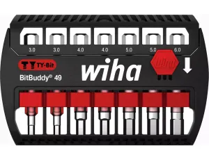 Wiha - zestaw bitów BitBuddy®, bit TY 49 mm sześciokątny 1/4
