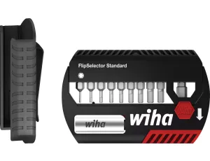 Wiha - zestaw bitów FlipSelector Standard 25 mm sześciokątne 11-cz. 1/4