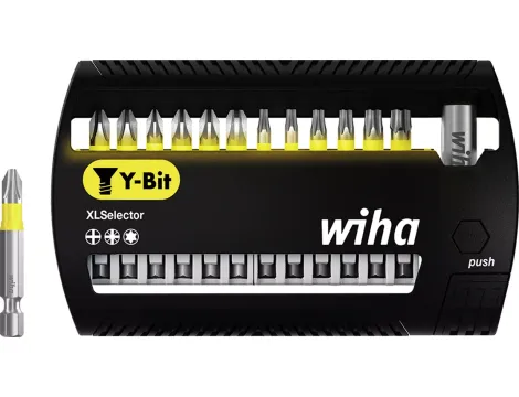 Wiha - zestaw bitów XLSelector, bit Y 50 mm Phillips, Pozidriv, TORX® 13-cz. 1/4"  - 41834