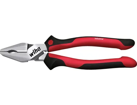 Wiha - wzmocnione Szczypce uniwersalne Industrial z DynamicJoint® i OptiGrip z bardzo dlugim ostrzem  200 mm - 32319